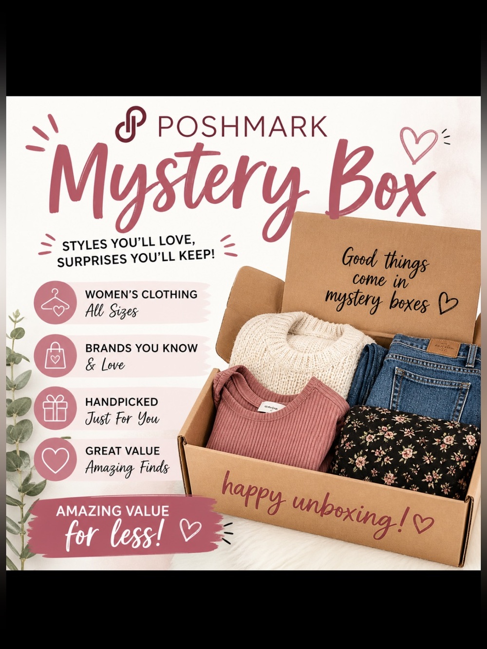 Size Medium Mystery Box